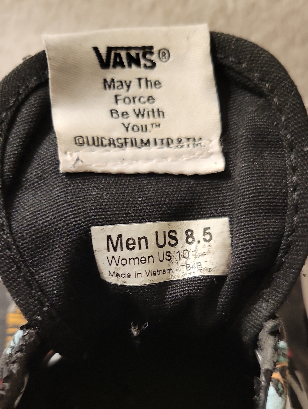 Unisex Vans. Star Wars Theme. May The Force Be With You. - Picture 13 of 15
